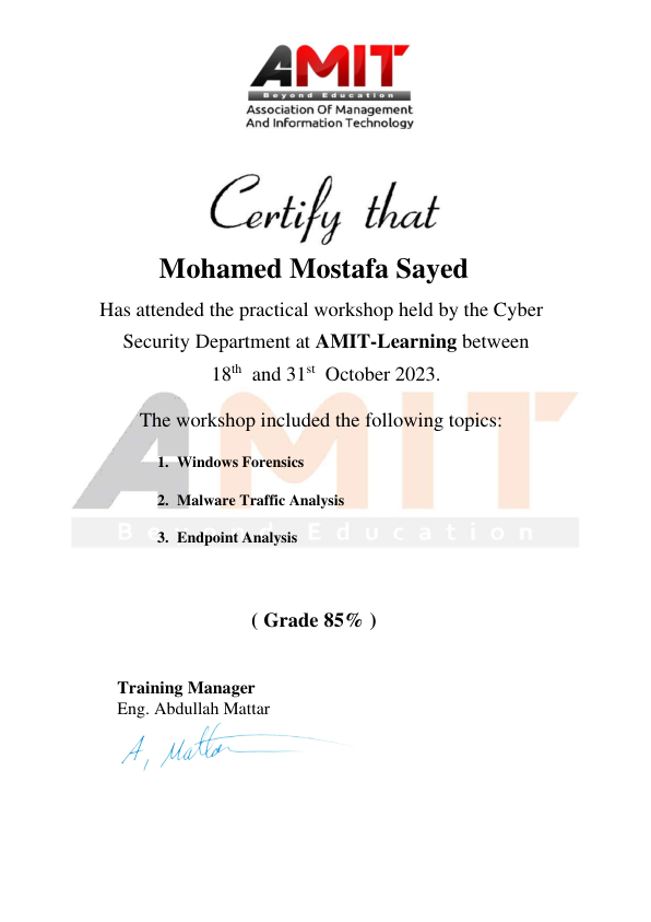 Certificate 1