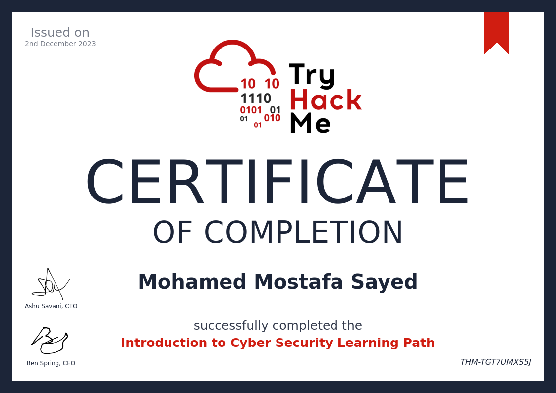 Certificate 5